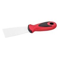 Stainless steel scraper, 2-component handle