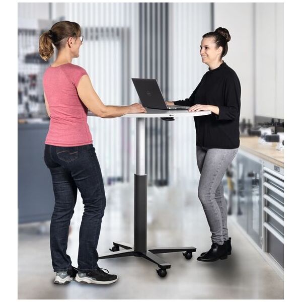 Besprechungstisch rund, höhenverstellbar, Typ: 1000