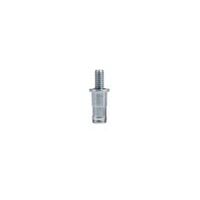 Tornillo remachable acero moleteado cabeza plana redonda M 4 x 6 x 11, 200 piezas