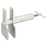 Brake piston readjusting tool for 1-piston and multi-piston brake callipers