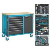 Werkbank ∙ fahrbar Assistent 179NW ∙ Sortiment 210-teilig