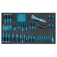 Slot profile, Cross recess profile PH, Inside TORX® profile, Inside hexagon profileScrewdriver set 56-pieces ∙ 1.5 – 10 ∙ PH00 – PH2 ∙ T5 – T40