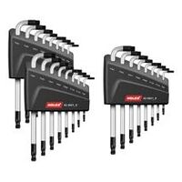 3× jeux de clés mâles coudées pour Torx® avec tête sphérique, Nombre de tournevis: 8