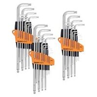 3× jeux de clés mâles coudées pour Torx®, avec fonction de blocage MagicSpring®, Nombre de tournevis: 13