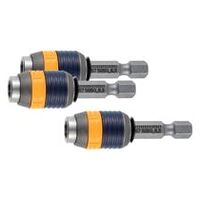 3 pcs. shank with magnet / quick-change coupling, Hexagon shank: 6,3
