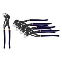 5× pinza regolabile con regolazione a scatto, esecuzione brunita, Lunghezza complessiva: 250mm
