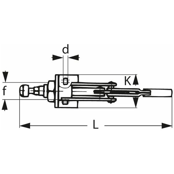 Dispositivi di fissaggio a spinta e trazione con piano 0