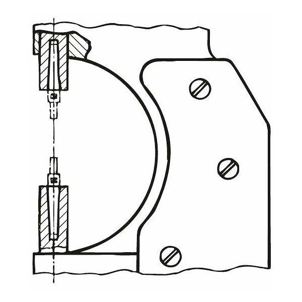 Strmeňový pasameter s číselníkovým odchýlkomerom bez meracích nástavcov