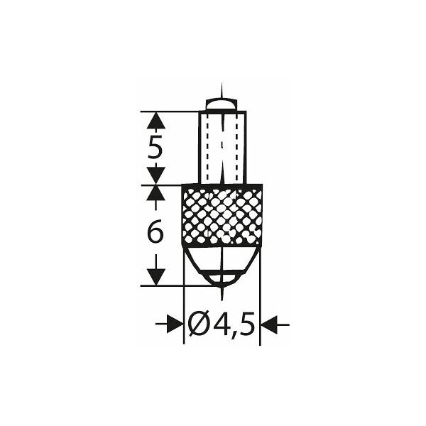CNC QUALITÄT Fühlhebelmessgerät horizontal 0,8 mm Messbereich mit Rubin-Taster Ablesung 0,01 mm 