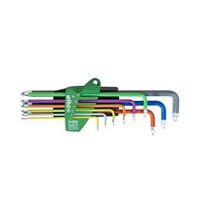 Stiftschlüssel Set im ProStar Halter TORX® 9-tlg. farbig leuchtend