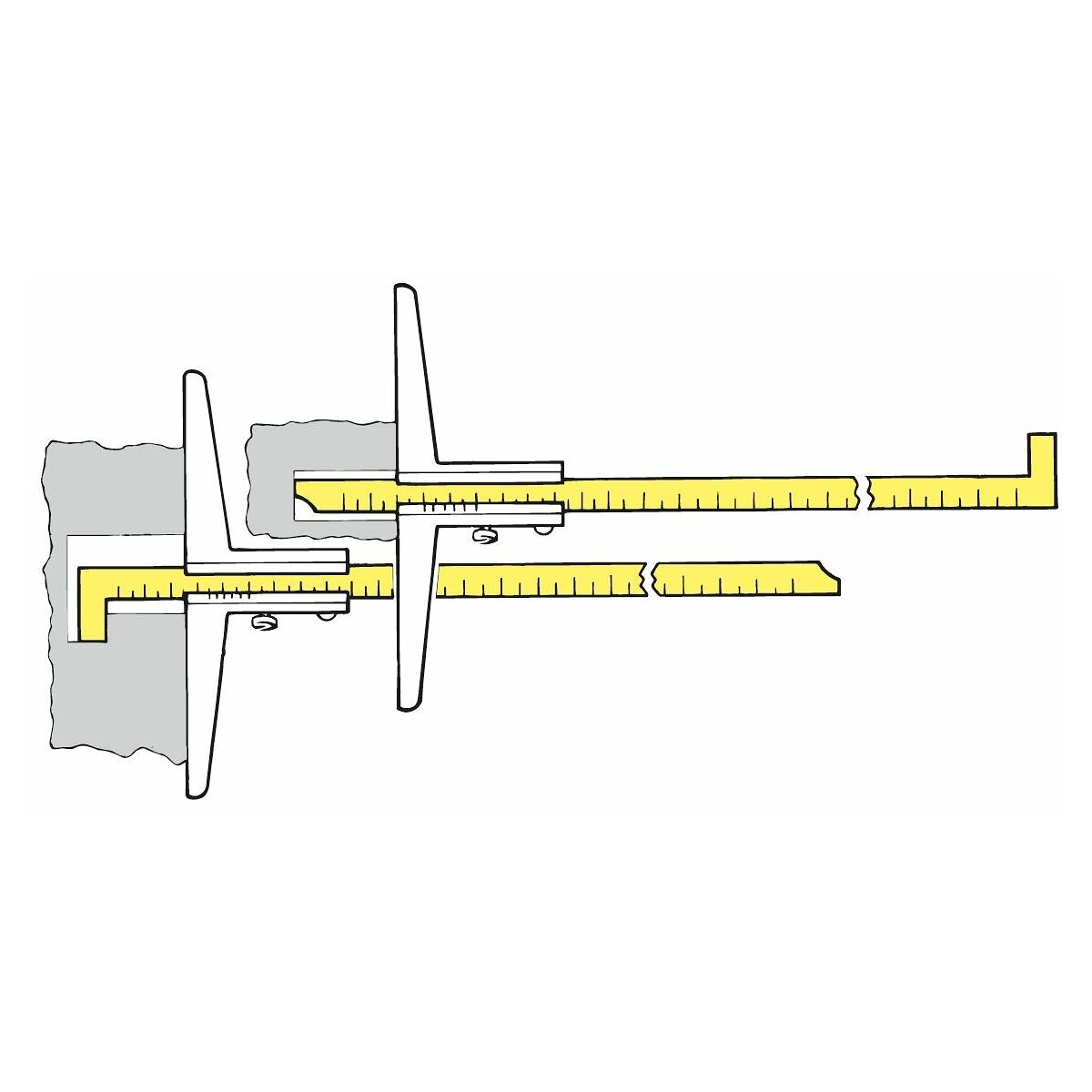 Draw a neat labeled diagram of a screw gauge. Name its main parts and state  their functions.