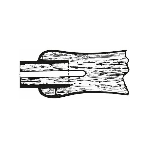 Rukojeť pilníku z tvrdého dřeva
