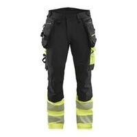 High Vis Hose 4-Wege-Stretch Schwarz/High Vis Gelb C94