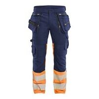 High Vis Hose Stretch Marineblau/Orange C90