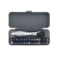 32 Piece GoBox TerminatorBlue Impact Bit Set with Mini Ratchet 32