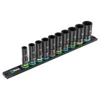 9660 Magnetic rail B Impaktor Deep 1 socket set, 3/8″ drive, 10 pieces