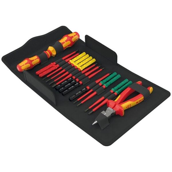 Kraftform Kompakt VDE 17 extra slim 2 Tool finder, 17 pieces
