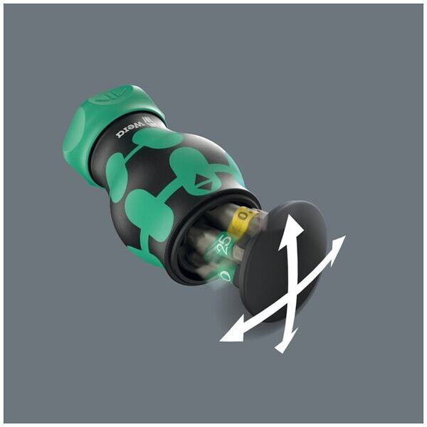 Tournevis porte-embouts à magasin avec embouts 1/4 pouce avec cliquet et aimant, Type: 1