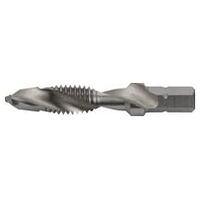 Combination threaded bit core hole D.6.9mm M8