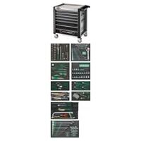 Sortiment QR nástrojů s dílenským vozíkem 98/250QR zásuvka 7 antracitová, RAL 7016 250 ks