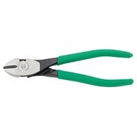 Krachtige diagonaalscharen L.160mm kop gepolijste handgrepen kunststof gecoat