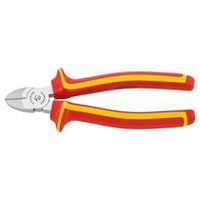 VDE diagonaalscharen Lengte 180mm Kop verchroomd Handgrepen 2-componenten handgrepen