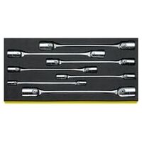 Jeu de clés à double articulation FLEXI TCS 29/7,8X9-20X22MM 8x9 - 20x22 7pces.