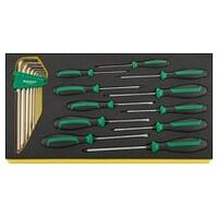 Jeu de tournevis DRALL+ TCS WT 4622-4650 20pcs