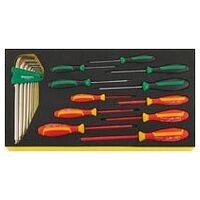 Jeu de tournevis DRALL+ TCS WT 4650-4665-1 20pcs