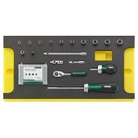 Garniture de clé à douille TCS WT 40/4008/10/9 39pcs.