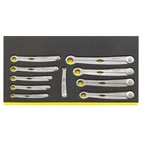 Jeu de clés à cliquet FastRatch TCS WT 240/10 8 - 19 10pcs