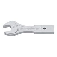 Open ended fork bit, attachment 20 x 7 mm, opening 17 mm
