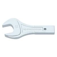 Open ended fork bit, attachment 20 x 7 mm, opening 22 mm