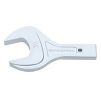 Open ended fork bit, attachment 20 x 7 mm, opening 30 mm