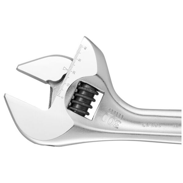 Adjustable spanner with quick adjustment, overall length: 110mm