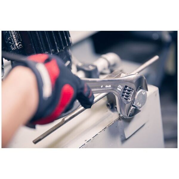 Adjustable spanner with quick adjustment, overall length: 450mm