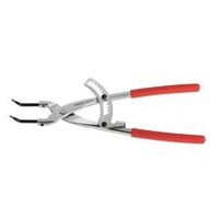 Kleště na pojistné kroužky ohnuté o 45°