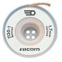 Desoldering braid solder wick, 1.7 mm copper