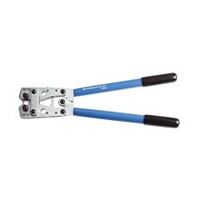 Crimping pliers for tubular terminals with rotating dies 6 to 50 mm²
