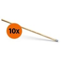  Vorteilspack 10× Bestenstiele mit Gewinde aus Weihrauch-Kiefer, Set