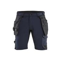 Handwerker Shorts 4-Wege-Stretch Dunkel Marineblau/Schwarz C44