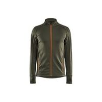 STRIKER fleece dzseki erdő zöld/rust 4XL