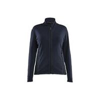 Női microfleece dzseki sötétkék/fekete L