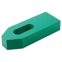 Spanijzer, vlak, overeenkomstig DIN 6314, Temperstaal