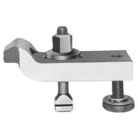 Spanijzer, verstelbaar gekromd, met schroeven, Temperstaal