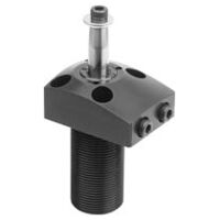 Schwenkspanner, Form A, kompakt, brüniert, hydraulisch, einfach wirkend, Stahl