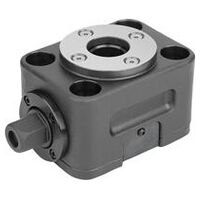 Zugspanner, automationsfähig, brüniert, schwarz, Vergütungsstahl, SW 19