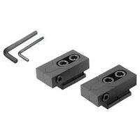 Tiefspannbacken, gehärtet und brüniert, Stahl