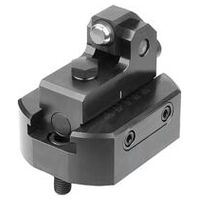 Spannelement, Form A, mit Pendelauflage, brüniert, Gr. 12, Stahl