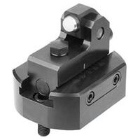 Spannelement, Form B, mit Pendelauflage, brüniert, Gr. 12, Stahl